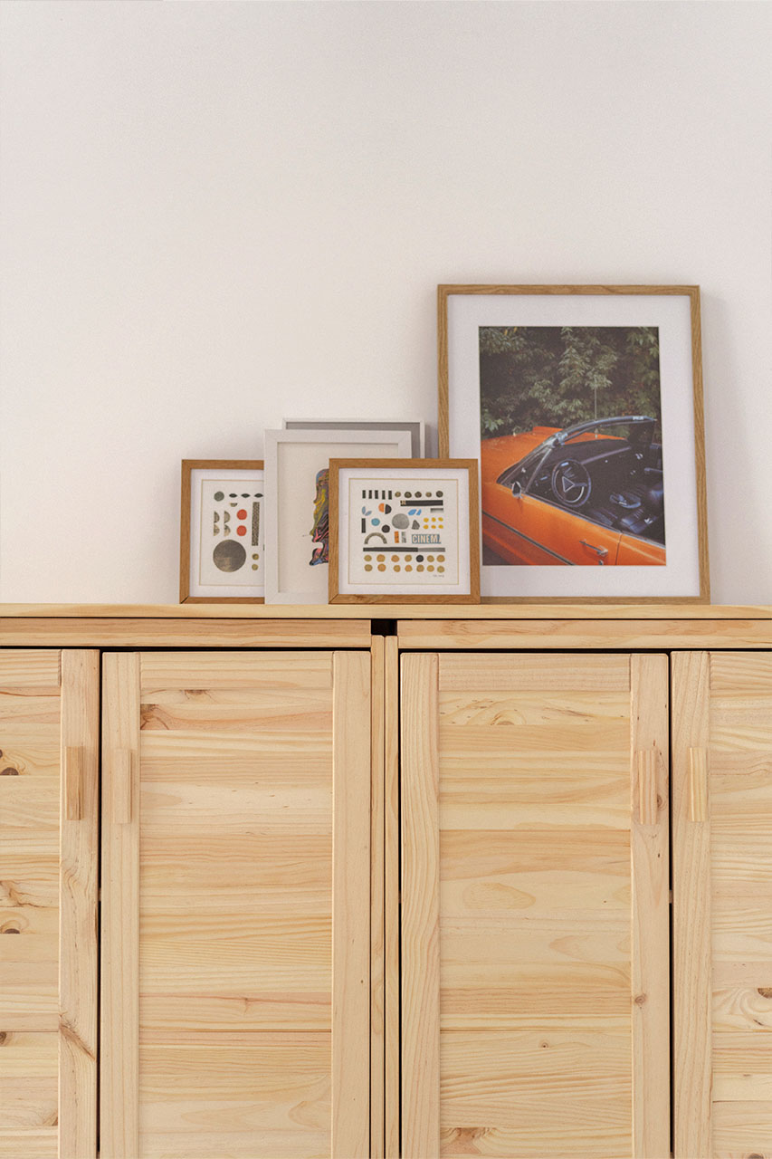 Imagen de ambiente 5 para:Armario bajo aparador de madera natural